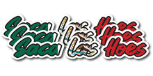 Load image into Gallery viewer, Saca Las Hoes Hoe Decal Car Window Laptop Vinyl Sticker Mexico Mexican Flag Decal