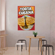 Load image into Gallery viewer, Torta Cubana Sticker Window Decal Truck Concession Vinyl Restaurant Wall poster Sticker Mexican Food Decal