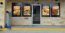 Load image into Gallery viewer, Hamburguesa Decal Window Sticker Mexican Food Truck Concession Vinyl Restaurant Hamburguesa Mexican Food Sign