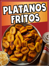 Load image into Gallery viewer, Platanos Fritos  Sign Decal Window Sticker Truck Concession Vinyl Restaurant