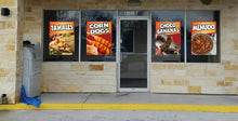 Load image into Gallery viewer, Corn Dogs Decal Window Sticker Truck Concession Vinyl Restaurant