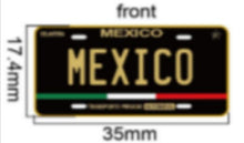 Load image into Gallery viewer, Pin Mexico Car Plate Pin For Caps And Clothing Enamel Badge Pin Mex MX Mexico