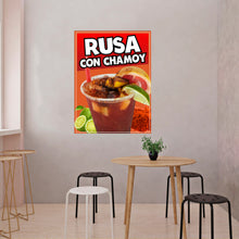 Load image into Gallery viewer, Rusa con Chamoy Sticker Window Sticker Mexican Drinks Truck Concession Vinyl Restaurant Wall Poster Sticker…