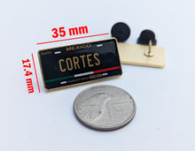 Load image into Gallery viewer, Cortes Pin For Caps And Clothing Enamel Badge Pin Mexican Pin Mexican Flag Pin Cortes Mexico Pin Hispanic Pin