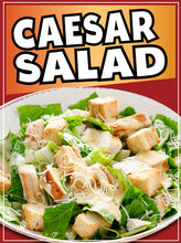 Load image into Gallery viewer, Caesar Salad Sticker Window Decal Truck Concession Vinyl Restaurant Wall poster Sticker Food Decal Signs