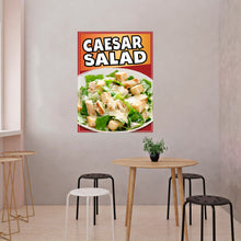 Load image into Gallery viewer, Caesar Salad Sticker Window Decal Truck Concession Vinyl Restaurant Wall poster Sticker Food Decal Signs