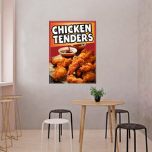 Load image into Gallery viewer, Chicken Tenders Sign Decal Window Sticker Truck Concession Vinyl Restaurant Chicken Tenders Sign Sticker