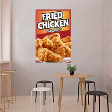 Load image into Gallery viewer, Fried Chicken Window Sticker Food Truck Concession Vinyl Restaurant Pollo