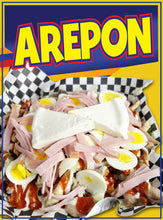 Load image into Gallery viewer, Arepon Sticker Window Decal Truck Concession Vinyl Restaurant Wall poster Sticker Venezuelan Food Sign