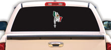 Load image into Gallery viewer, Praying Hands Decal Mexican Flag Car Window Laptop Mexican flag rosary Sticker