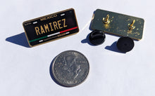 Load image into Gallery viewer, Pin Ramirez Car Plate Pin For Caps And Clothing Enamel Badge Pin Ramirez Mexican Plate Pin