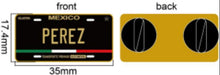 Load image into Gallery viewer, Perez Pin For Caps And Clothing Enamel Badge Pin Mexican Pin Mexican Flag Pin Perez Mexico Pin Hispanic Pin