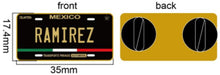 Load image into Gallery viewer, Pin Ramirez Car Plate Pin For Caps And Clothing Enamel Badge Pin Ramirez Mexican Plate Pin