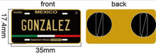 Load image into Gallery viewer, Pin Gonzalez Pin For Caps And Clothing Enamel Badge Pin Gonzalez Mexican Letters Pin Mexican Flag Pin