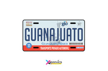 Load image into Gallery viewer, Guanajuato Mexico Car Plate Aluminum License Plate Mexican Mexico GTO Mex Placa de Mexico