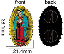 Load image into Gallery viewer, Pin VIrgen de Guadalupe Pin for Caps Clothing Enamel Badge Pin Guadalupana Pin For Caps And Clothing Enamel Badge Religious pin Virgin Mary