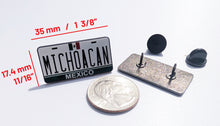 Load image into Gallery viewer, Michoacan Car Plate Pin For Caps And Clothing Enamel Badge Pin MICH Original Mexico plate Mexican #3