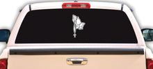 Load image into Gallery viewer, Praying Hands Decal Mexican Flag Car Window Laptop Mexican flag rosary Sticker