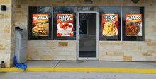 Load image into Gallery viewer, Fresas con Crema Sign Decal Window Sticker Truck Concession Vinyl Restaurant