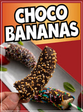 Load image into Gallery viewer, Chocobananas Decal Window Sticker Truck Concession Vinyl Restaurant