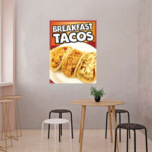 Load image into Gallery viewer, Breakfast Tacos Decal Window Sticker Mexican Food Truck Concession Vinyl Restaurant #2