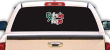 Load image into Gallery viewer, Cabron y Vago Decal Car Window Vinyl Sticker Mexican Flag Adhesive Trokas Truck