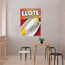 Load image into Gallery viewer, Elote Entero Sticker Window Sticker Mexican Food Truck Concession Vinyl Restaurant Wall Poster Sticker Street Corn