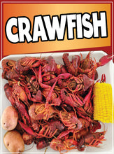 Load image into Gallery viewer, Crawfish Decal Window Sticker Truck Concession Vinyl Restaurant Crawfish Sticker Sign #2