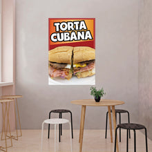 Load image into Gallery viewer, Torta Cubana Sticker Window Decal Truck Concession Vinyl Restaurant Wall poster Sticker Mexican Food Decal #2