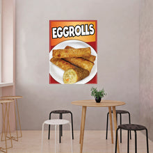 Load image into Gallery viewer, Eggrolls Sign Decal Window Sticker Food Truck Concession Vinyl Restaurant Sign