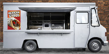 Load image into Gallery viewer, Mexican Gyros Decal Window Sticker Truck Concession Vinyl Restaurant Mexican Gyros Sign