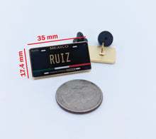 Load image into Gallery viewer, Ruiz Pin For Caps And Clothing Enamel Badge Pin Mexican Pin Mexican Flag Pin Ruiz Mexico Pin Hispanic Pin