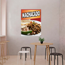 Load image into Gallery viewer, Machacado Sticker Window Decal Truck Concession Vinyl Restaurant Wall poster Sticker Mexican Food Decal