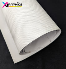 Load image into Gallery viewer, Aguas Frescas PERFORATED Window Graphic Decal Sticker Perforated Vinyl Horchata