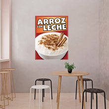 Load image into Gallery viewer, Arroz con Leche Decal Window Sticker Truck Concession Vinyl Restaurant Arroz con Leche Sign
