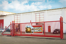 Load image into Gallery viewer, Chicken Wings Vinyl Banner advertising Sign Full color any size Indoor Outdoor Advertising Vinyl Sign With Metal Grommets Alitas Sign