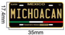 Load image into Gallery viewer, Pin Michoacan Plate Pin For Caps And Clothing Enamel Badge Pin Michoacan Mexico
