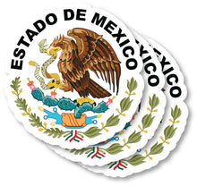 Load image into Gallery viewer, Escudo Mexican Flag Decal Edo de Mexico Car Window Laptop Vinyl Sticker Estado de Mexico