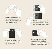 Load image into Gallery viewer, Cortez Credit Card Skin Cover Vinyl Stickers (4 Pack) -Mexican Decal Mexico Car Plate adhesive Cortez