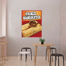 Load image into Gallery viewer, Fried Burritos Decal Window Sticker Mexican Food Truck Concession Vinyl Restaurant Sandwiches Mexican Cuisine
