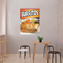 Load image into Gallery viewer, Burritos Decal Window Sticker Mexican Food Truck Concession Vinyl Restaurant Burritos Sign #2