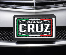 Load image into Gallery viewer, Cruz Mexico Car Plate aluminum License Plate Mexican Mexico Cruz Last Name