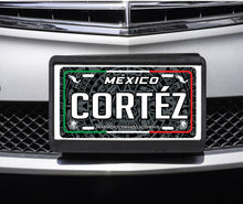 Load image into Gallery viewer, Cortez Mexico Car Plate aluminum License Plate Mexican Mexico Cortez Last Name