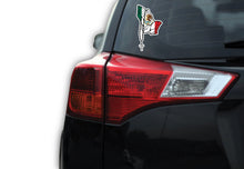Load image into Gallery viewer, Praying Hands Decal Mexican Flag Car Window Laptop Mexican flag rosary Sticker