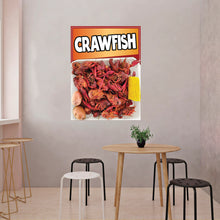 Load image into Gallery viewer, Crawfish Decal Window Sticker Truck Concession Vinyl Restaurant Crawfish Sticker Sign #2