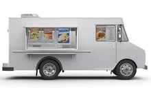 Load image into Gallery viewer, Baleadas PERFORATED Window Graphic Decal Sticker Perforated Vinyl Honduran Food