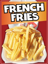 Load image into Gallery viewer, French Fries Sticker Window Decal Truck Concession Vinyl Restaurant Wall poster Sticker Food Decal