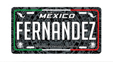 Load image into Gallery viewer, Fernandez Car Plate aluminum License Plate Mexican Mexico Cuvas Last Name