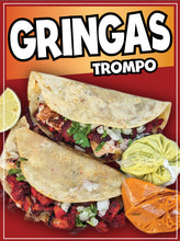 Load image into Gallery viewer, Gringas Decal Window Sticker Mexican Food Truck Concession Vinyl Trompo Tacos