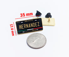 Load image into Gallery viewer, Hernandez Pin For Caps And Clothing Enamel Badge Pin Mexican Pin Mexican Flag Pin Hdz Mexico Pin Hispanic Pin